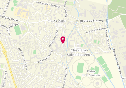 Plan de DENIS Anne Sophie, 31 Avenue de la Republique, 21800 Chevigny-Saint-Sauveur