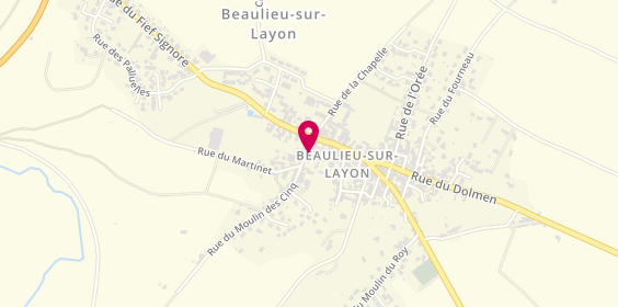 Plan de BAUDONNIERE Guillaume, 16 Rue de la Mairie, 49750 Beaulieu-sur-Layon