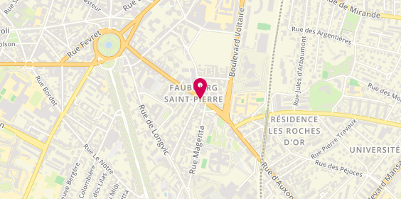 Plan de AFONSO Emilie, 64 Rue d'Auxonne, 21000 Dijon