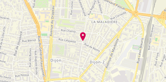 Plan de DUFOUR Stéphanie, 40 Rue du 26eme Dragons, 21000 Dijon