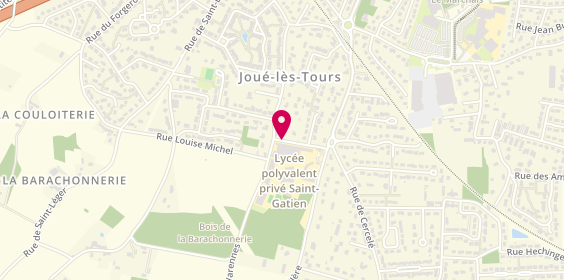 Plan de LOYANT Sandie, 11 Chemin de Saint Gatien, 37300 Joué-lès-Tours