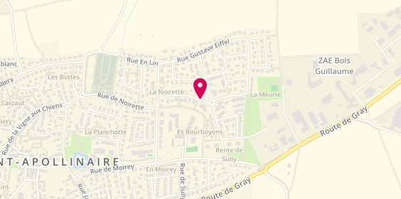 Plan de GUILLAUME Emilie, 18 Rue Philippe le Bon, 21850 Saint-Apollinaire