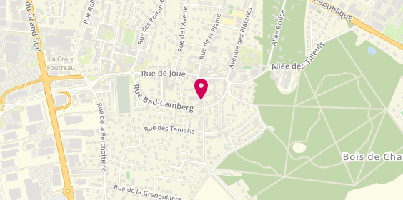 Plan de JAULAIN Stéphanie, 12 Rue de l'Hippodrome, 37170 Chambray-lès-Tours