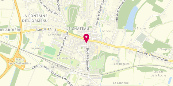 Plan de RIVAL Maxime, 7 Rue Nationale, 37150 La Croix-en-Touraine