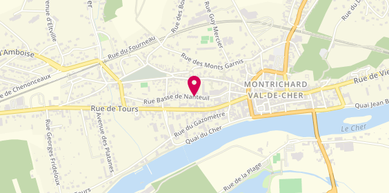 Plan de VANHELST Véronique, 8 Rue Basse de Nanteuil, 41400 Montrichard-Val-de-Cher