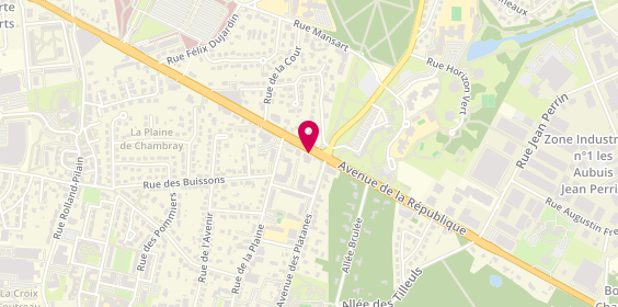 Plan de LANGRY Emilie, 68 Bis Avenue de la Republique, 37170 Chambray-lès-Tours