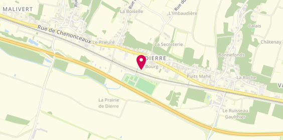 Plan de CHOUTEAU Lucette, 5 Place du General de Gaulle, 37150 Dierre