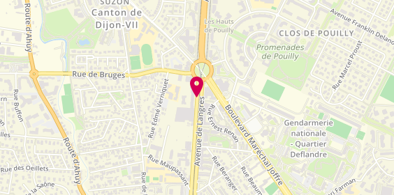 Plan de CUISINIER Manon, 69 Avenue de Langres, 21000 Dijon