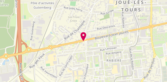 Plan de FRONTEAU Stéphanie, 140 Boulevard Jean Jaurès, 37300 Joué-lès-Tours