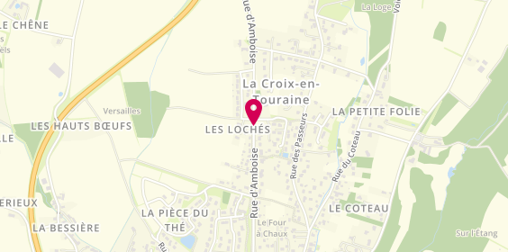 Plan de TINIE Mikaelle, 27 Route d'Amboise, 37150 La Croix-en-Touraine