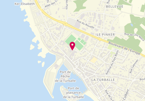 Plan de GENSAC Mireille, 32 Place du Marche, 44420 La Turballe