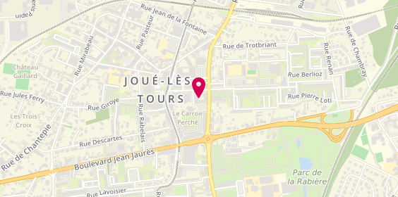 Plan de DE ARAUJO Rose Marie, 6 Bis Avenue Victor Hugo, 37300 Joué-lès-Tours