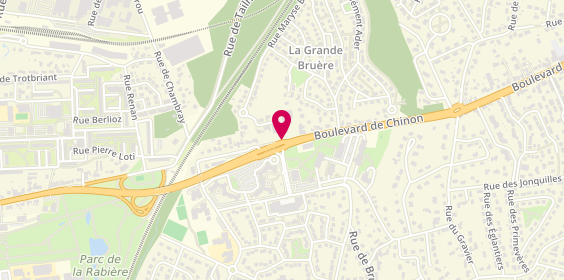 Plan de BOISSEAU Nadine, 153 Boulevard de Chinon, 37300 Joué-lès-Tours