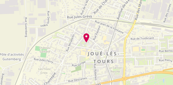 Plan de BENCHENNANE Leïla, 6 Place Jean Nicolas Bouilly, 37300 Joué-lès-Tours