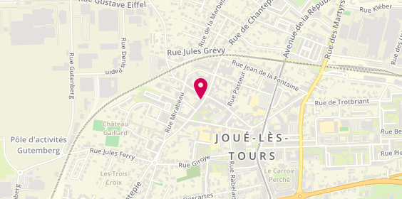 Plan de HARDOUIN Marie, 75 Bis Rue de Chantepie, 37300 Joué-lès-Tours