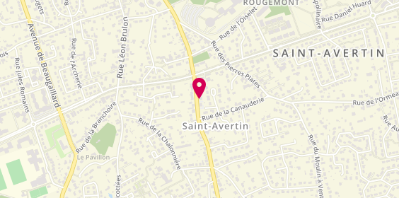 Plan de CARIOU KERRIEN Anne, 178 Rue de Cormery, 37550 Saint-Avertin