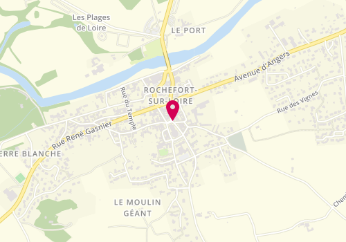 Plan de CHUPIN Marie-Dominique, 5 Place Sainte Croix, 49190 Rochefort-sur-Loire