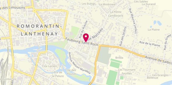 Plan de LELARGE-CALLIAS Sophie, 22 Faubourg Saint Roch, 41200 Romorantin-Lanthenay