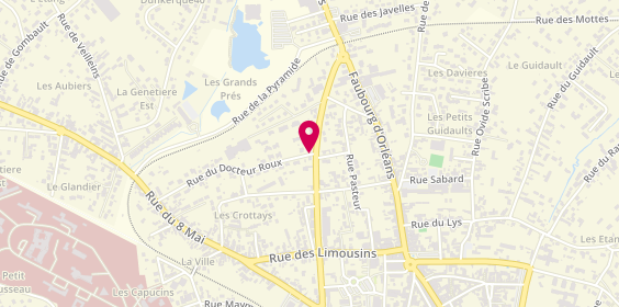 Plan de PINTAT Frédérique, 6 Rue du Docteur Roux, 41200 Romorantin-Lanthenay