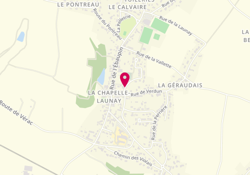 Plan de BONNO Cécile, 2 Rue du Chapeau Aux Moines, 44260 La Chapelle-Launay
