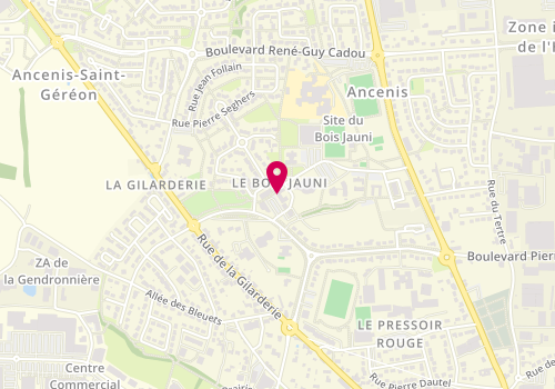 Plan de HIVERT Carolina, 37 Rue Pierre de Coubertin, 44150 Ancenis-Saint-Géréon