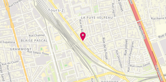 Plan de LOUET Nathalie, 1 Rue du Docteur Fournier, 37000 Tours