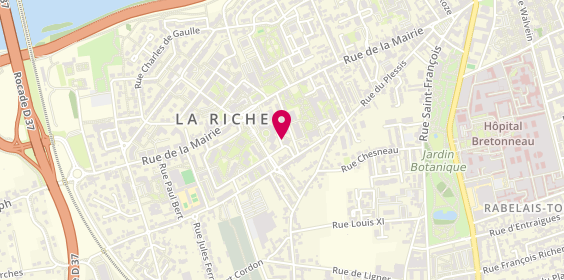 Plan de LE MEUR François, 2 Rue Louis Pasteur, 37520 La Riche