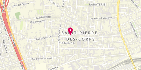 Plan de DELAHAYE Florian, 36 Rue Edouard Lemarchand, 37700 Saint-Pierre-des-Corps