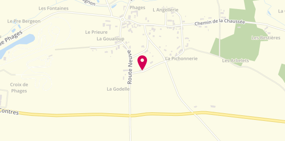 Plan de AUBE Nathalie, 22 Chemin de la Pichonnerie, 41400 Le Controis-en-Sologne