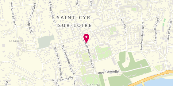 Plan de DAVAUT Jessica, 41 Rue Louis Blot, 37540 Saint-Cyr-sur-Loire