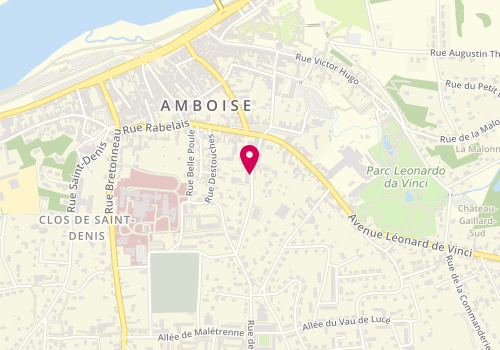 Plan de FAUCHE Arnaud, 15 Rue Cardinal Georges d'Amboise, 37400 Amboise