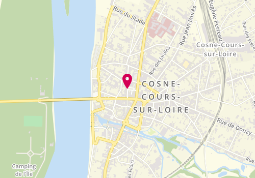Plan de FRENOY DELARUE Brigitte, 17 Rue Pasteur, 58200 Cosne-Cours-sur-Loire