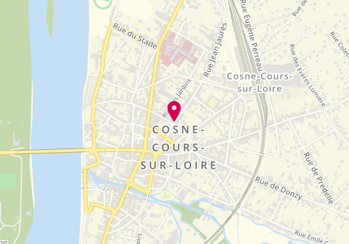 Plan de CARREL Jennifer, 20 Bis Rue Jean Jaures, 58200 Cosne-Cours-sur-Loire