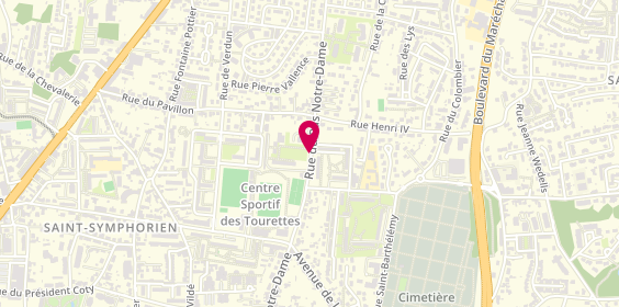Plan de BOUTET Laurine, 58 Rue du Pas Notre Dame, 37100 Tours