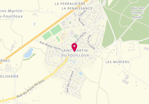 Plan de DENIS Christelle, Square des Marronniers, 49170 Saint-Martin-du-Fouilloux