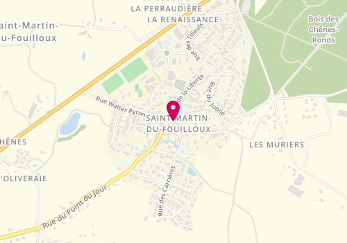 Plan de CANDOLFI Syriane, 6 Square des Marronniers, 49170 Saint-Martin-du-Fouilloux