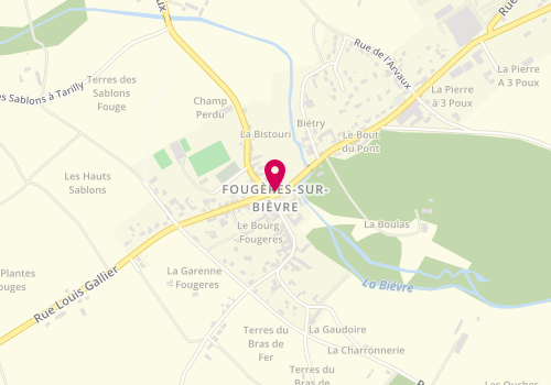 Plan de GOUILLOUX Christophe, 4 Rue Henri Goyer, 41120 Fougères-sur-Bièvre