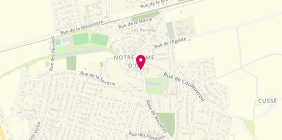 Plan de DUSSOUS MAGNON Noémie, 3 Rue du Vieux Bourg, 37390 Notre-Dame-d'Oé