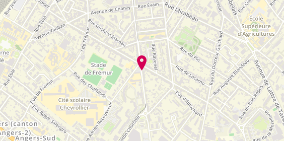 Plan de SALAMAT Azzedine, 89 Rue de Letanduere, 49000 Angers