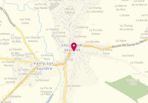 Plan de HENAULT Isabelle, 14 Route de Chevaize, 18260 Vailly-sur-Sauldre
