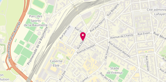 Plan de DESVIGNES-BURON Isabelle, 73 Bis Rue Eblé, 49000 Angers
