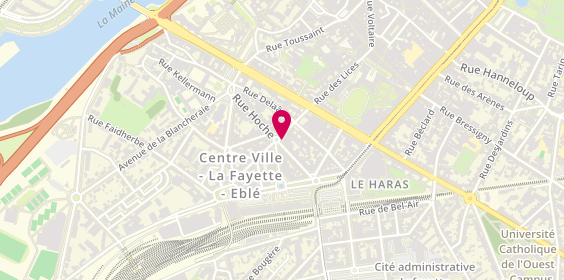 Plan de LEPAGE Jean-Marie, 13 Place de la Visitation, 49100 Angers