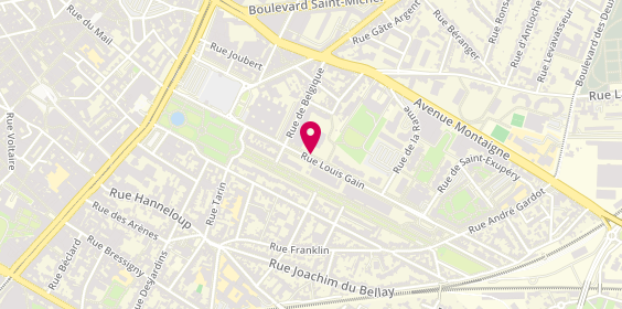 Plan de DESHAIES Danyphane, 11 Rue Louis Gain, 49100 Angers