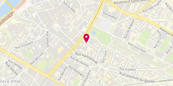 Plan de PHILIPPE-CHALET Angélique, 4 Place Lorraine, 49100 Angers