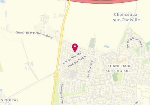 Plan de PERRAULT CHANTEPIE Karine, 19 Rue Saint Vincent, 37390 Chanceaux-sur-Choisille