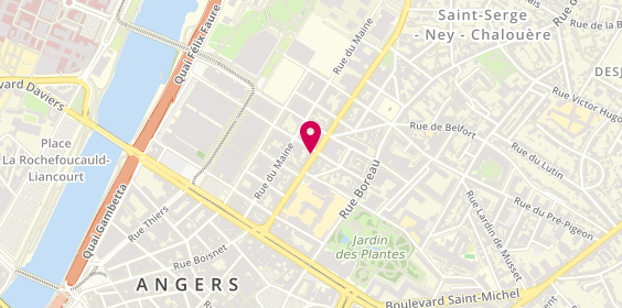 Plan de LOMBARD Valérie, 44 Avenue Besnardiere, 49100 Angers