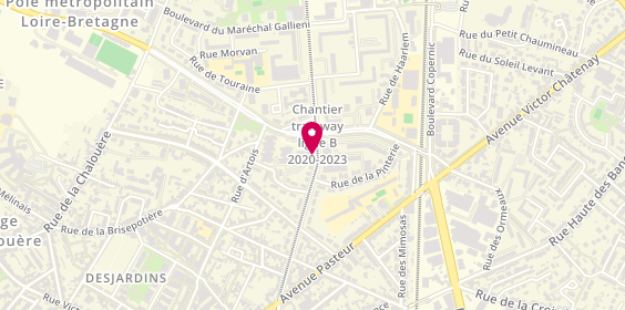 Plan de BOUBLIN Valérie, 46 Boulevard Allonneau, 49100 Angers