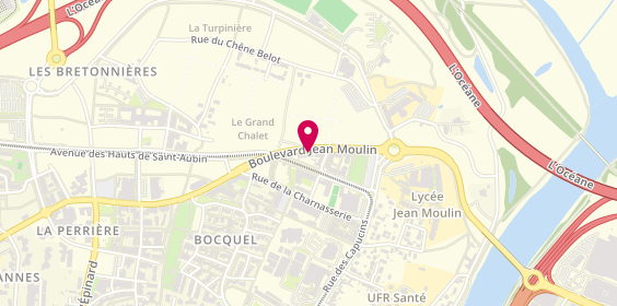 Plan de BETTENCOURT Aurélie, 39 Boulevard Jean Moulin, 49100 Angers