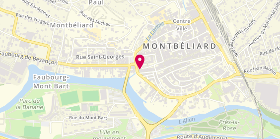 Plan de GULDEMANN Chantal, 35 Place Denfert Rochereau, 25200 Montbéliard