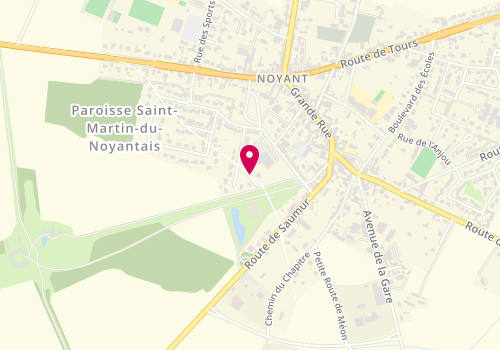 Plan de LELONG Sylvain, 1 Allee des Charmes, 49490 Noyant-Villages